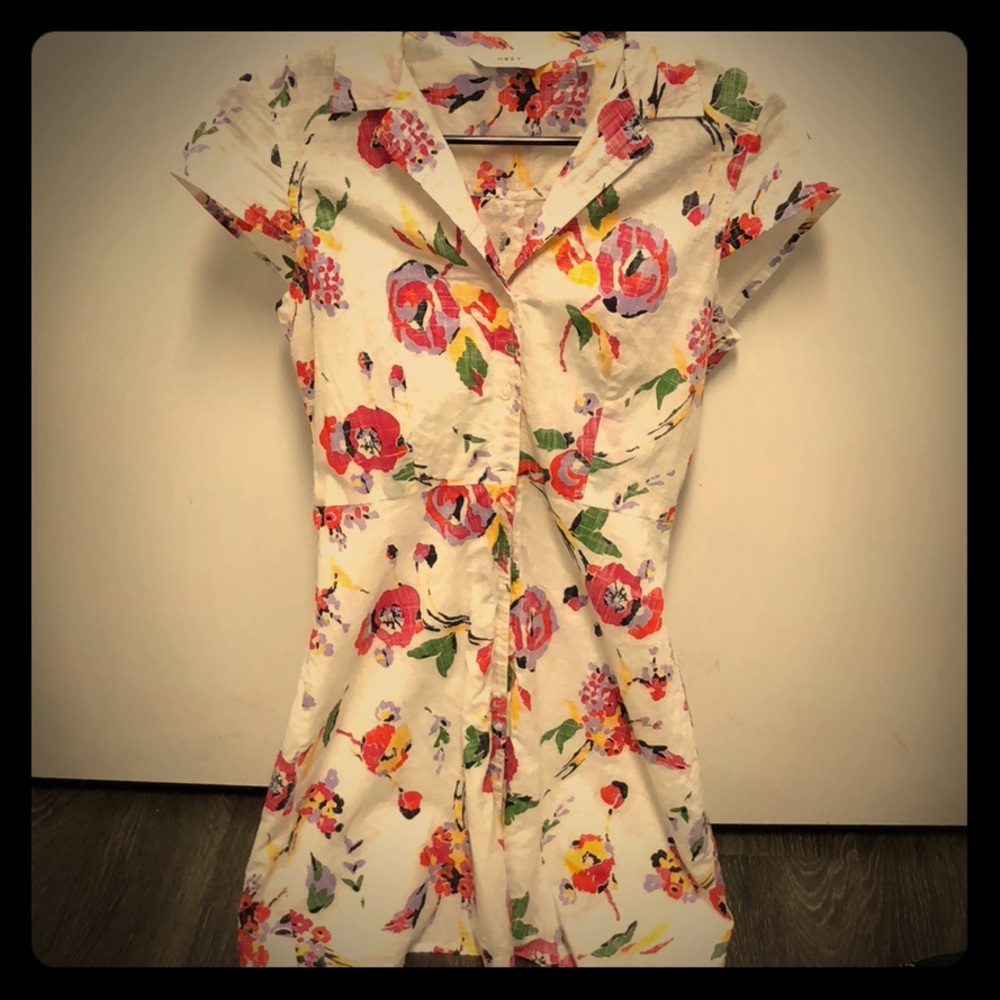 Obey xsmall vintage inspired dress